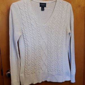 Chaps cable knit sweater